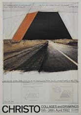 クリスト展ポスター(1982年) 佐谷画廊